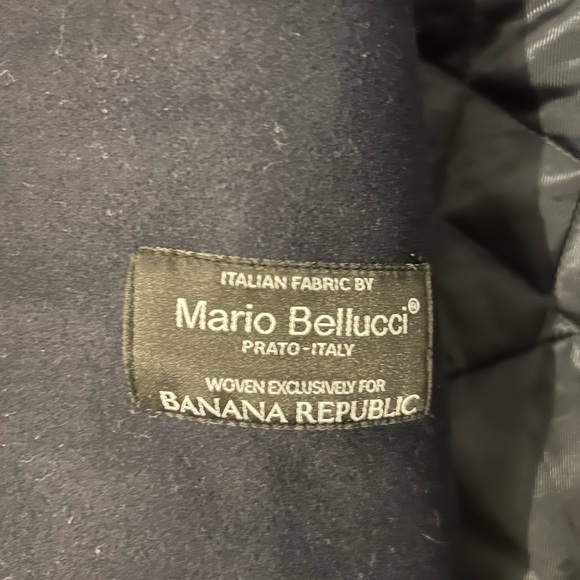 Men’s Navy Blue Medium banana republic, pea coat - Picture 1 of 4